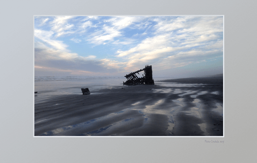 Wreck of the Peter Iredale from 2017